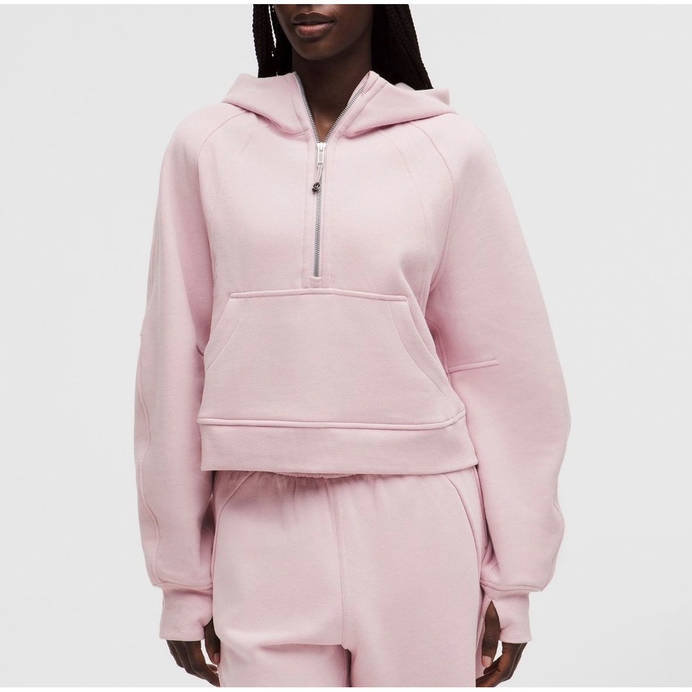 Lululemon Hoodie Scuba Oversized NEW Porcelain Pink M L